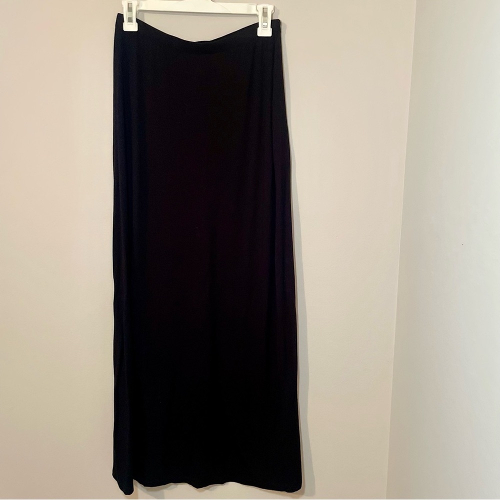 White House Black Market Classic Black Maxi Skirt